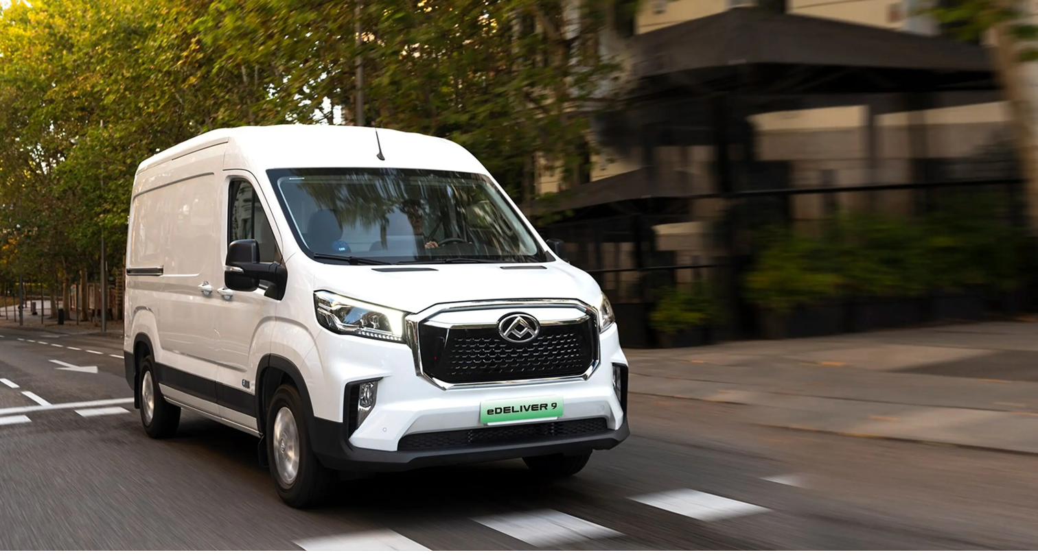 Maxus eDeliver 9 — великий вантажний фургон